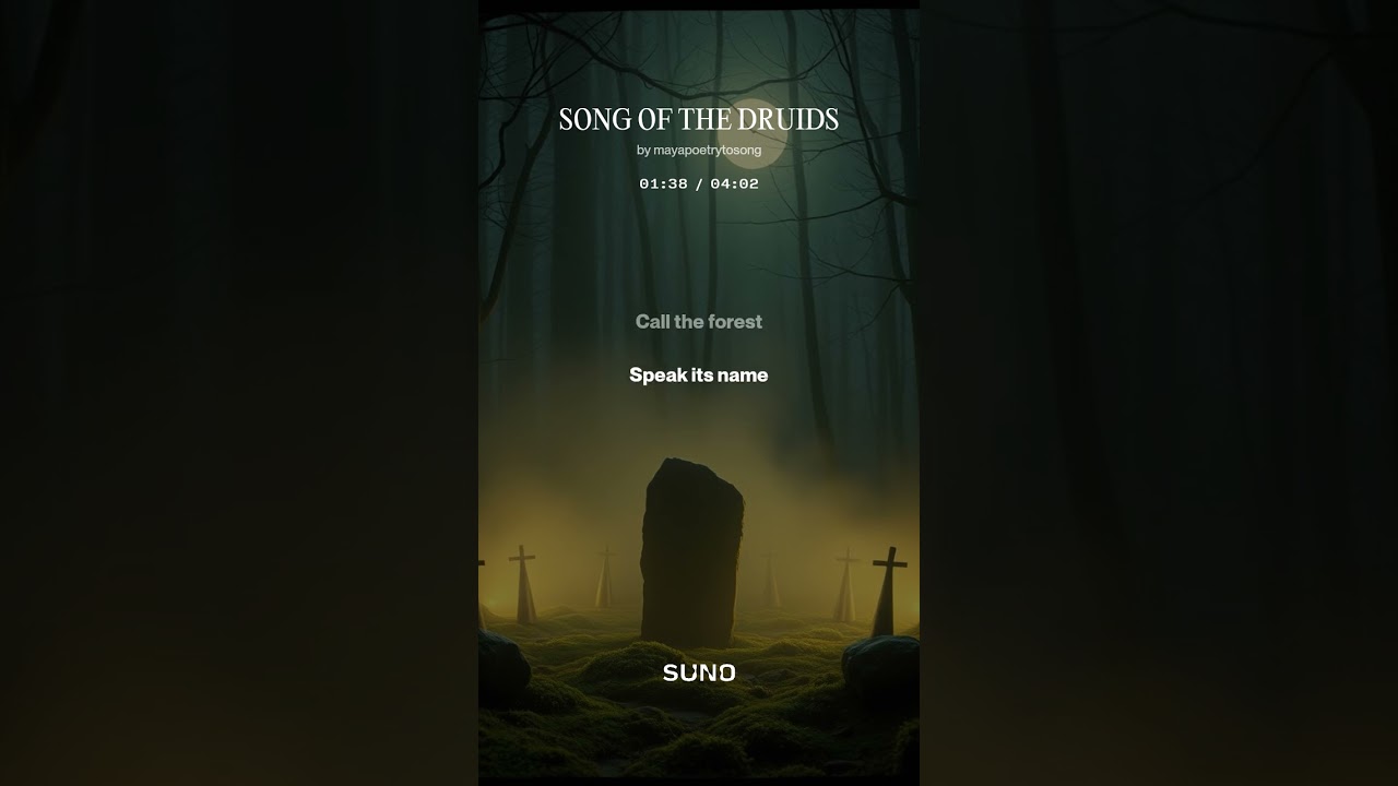 SONG OF THE DRUIDS - Maya Poetry to song: Live, love, laugh, music....a way of life