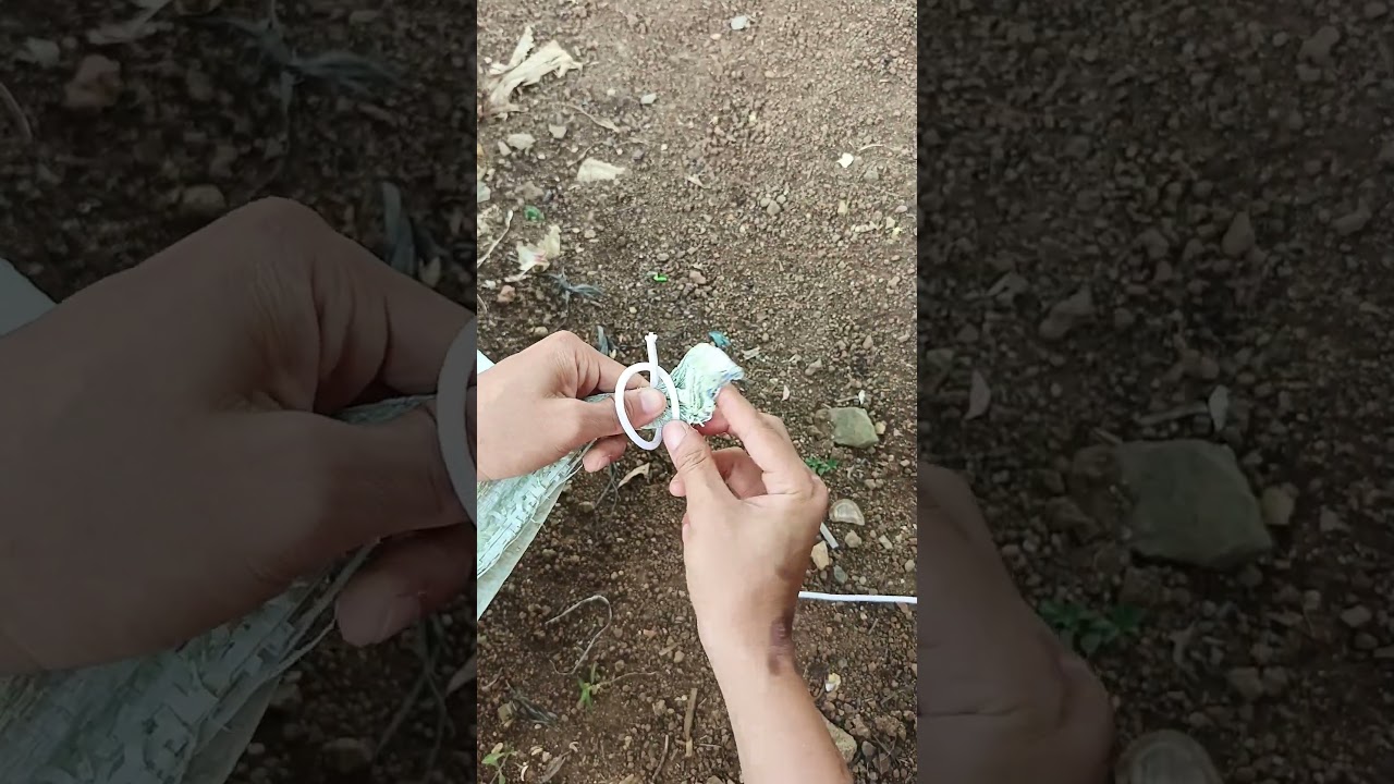 How To Tie the ends of a Tarpaulin 💯 #campingknot #knotskills #knottying