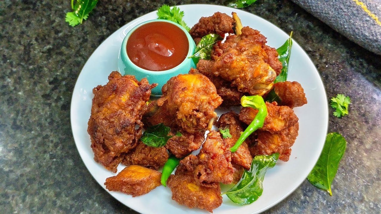 చికెన్ పకోడా | క్రిస్పీగా రావాలి అంటే ఇలా ట్రై చేయండి | Chicken pakoda in telugu | crispy chicken 🍗