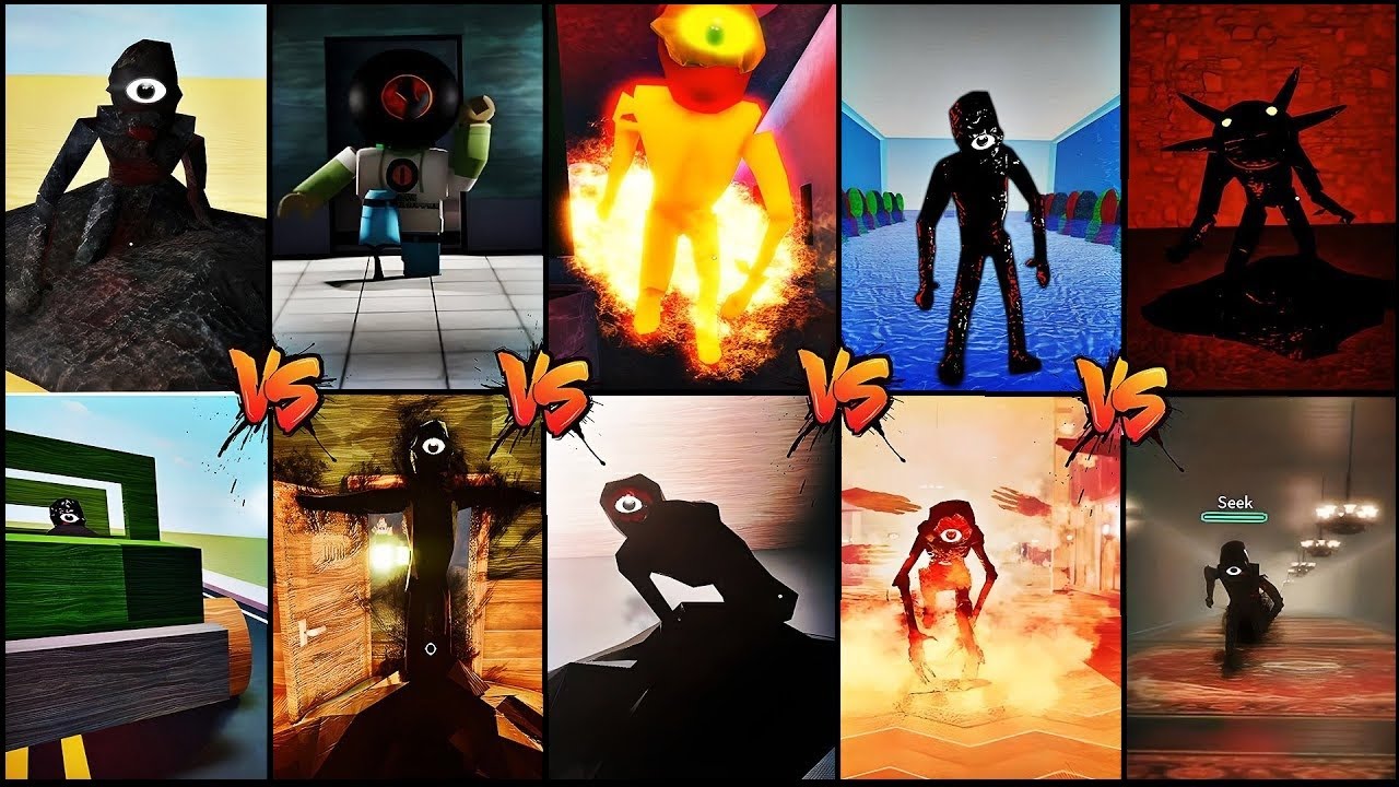 DOORS SEEK CHASE VS 14 DIFFERENT SEEK CHASES part.15