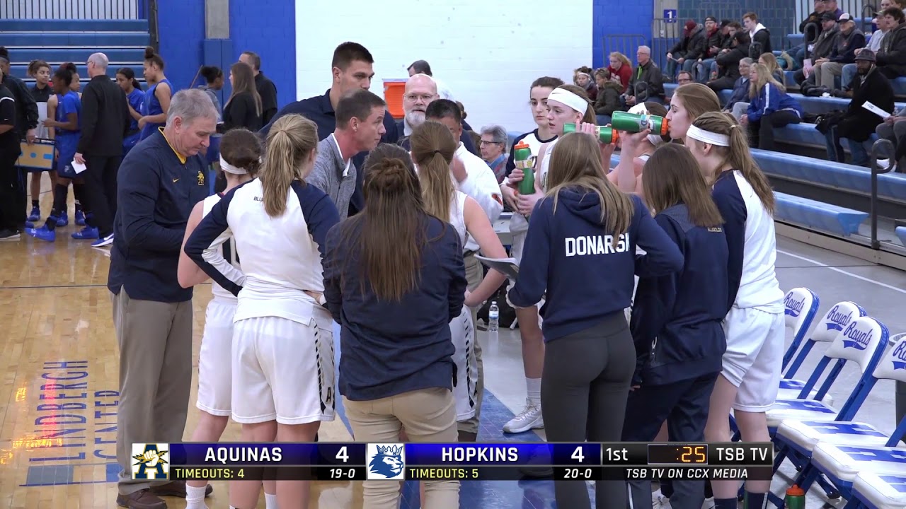 High School Girls Basketball: La Crosse Aquinas vs. Hopkins