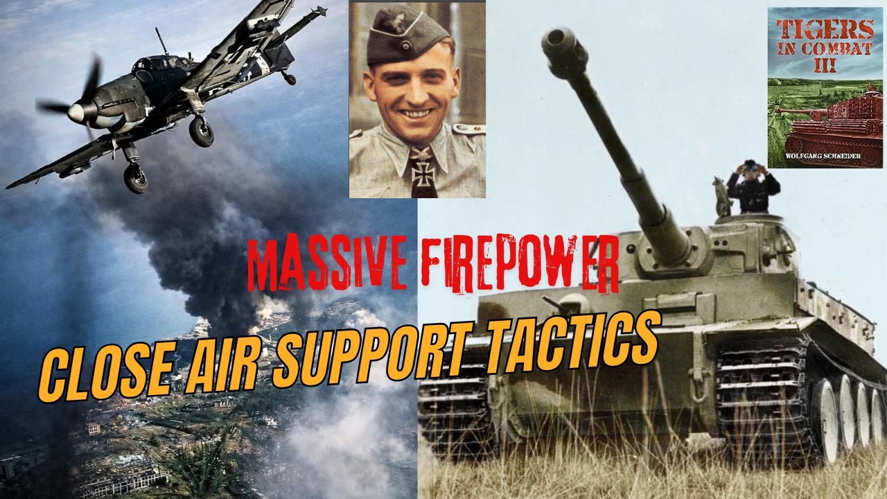 German CLOSE AIR SUPPORT of Tiger Tanks EXPLAINED | JU 87 Stuka , FW 190, King Tiger