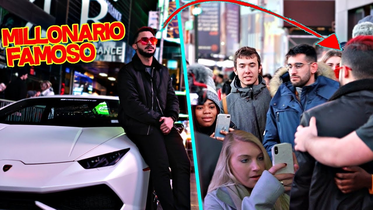 ME HAGO PASAR POR FAMOSO EN NUEVA YORK Y PASA ESTO!😱 (Fake Famous Prank) | Adolfo Lora