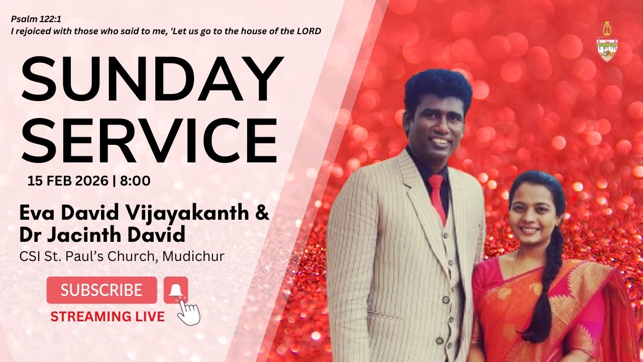 🌅 Sunday Worship Service | Eva David Vijayakanth | Dr Jacinth David | Feb 15