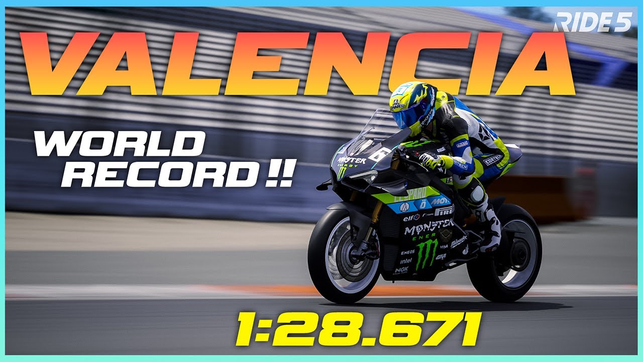 RIDE 5 Valencia Modern 1300cc world record PC - 1:28.671