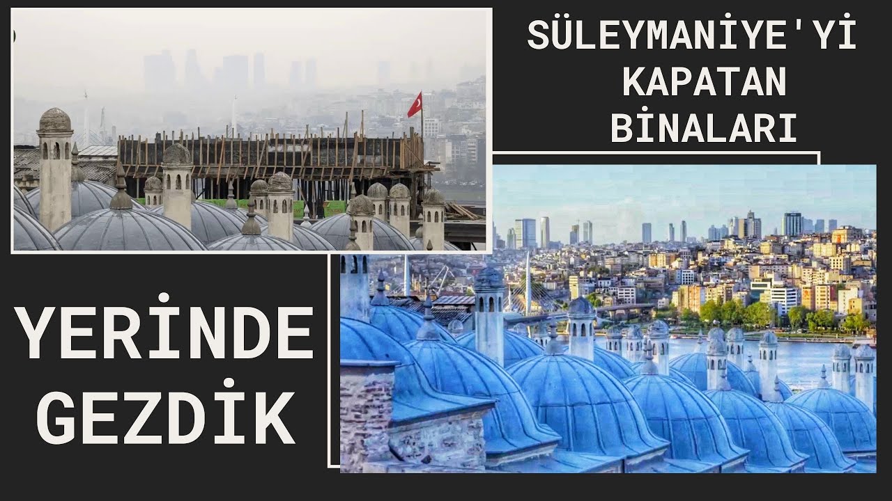 SÜLEYMANİYE'Yİ KAPATAN BİNALARI YERİNDE İNCELEDİK