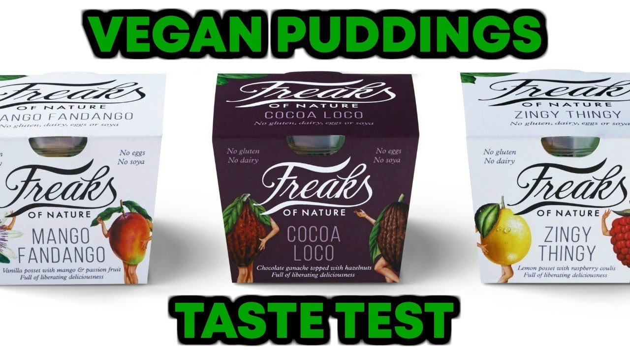 FREAKS OF NATURE VEGAN PUDDINGS | LDN VEGANS TASTE TEST