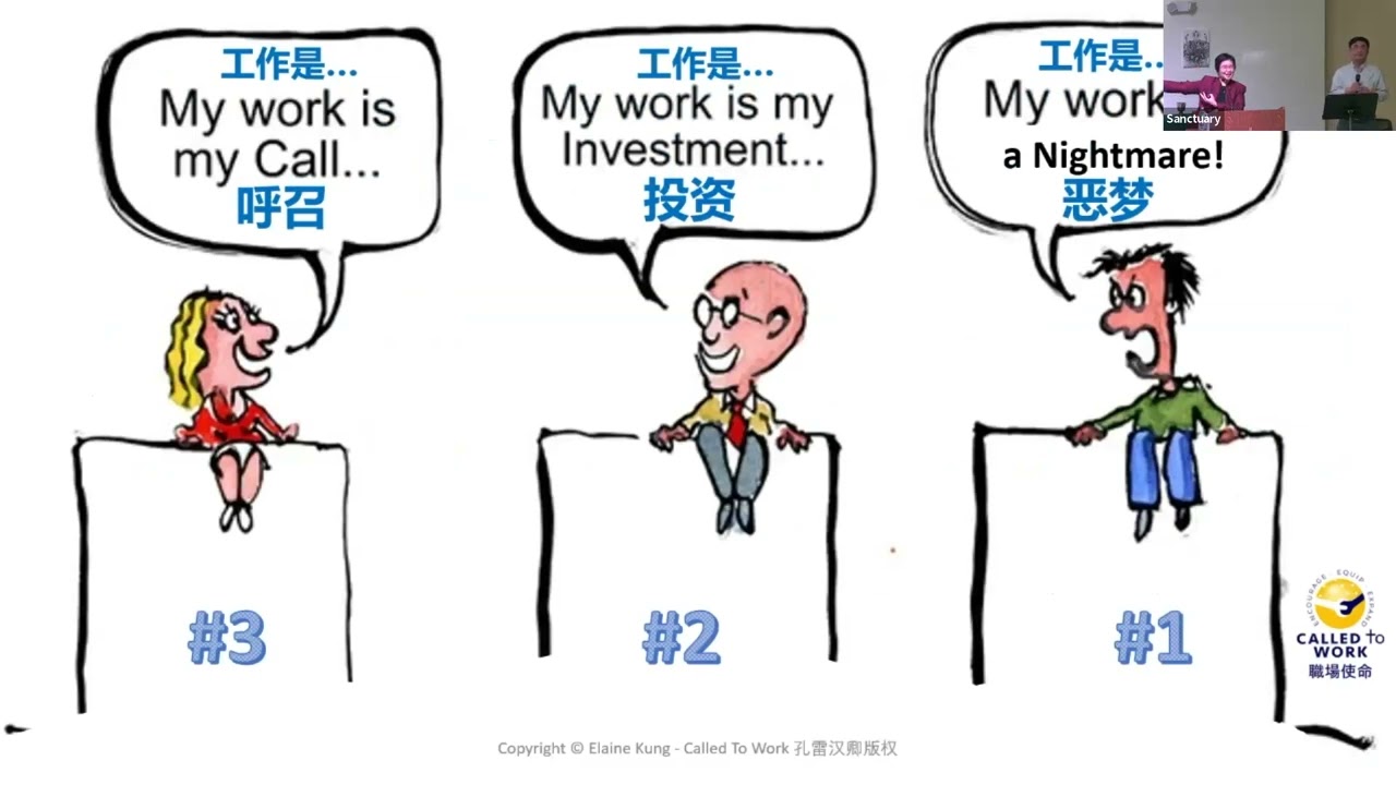 主题讲座：享受工作 活出使命 第一讲：职场使命 - 工作的意义和规划（孔雷汉卿长老）