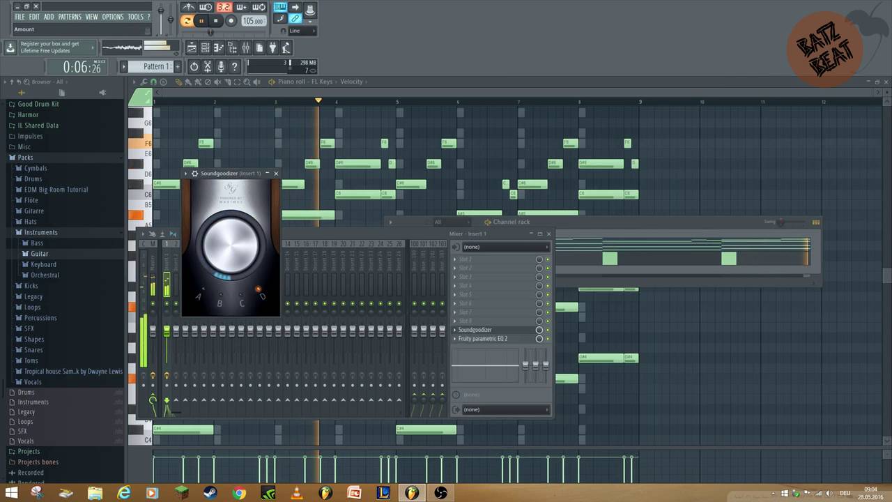 VERY EASY TROPICAL PIANO MELODY (TUTORIAL) WITH EASY BUILD UP | FL STUDIO
