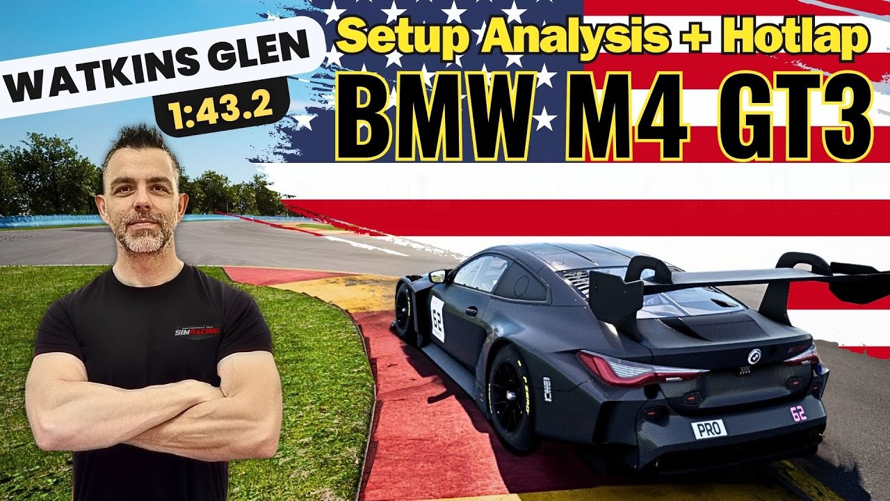 ACC: Analisi Setup Watkins Glen - BMW M4 GT3 [1:43:2] | Massimo Zecchinelli