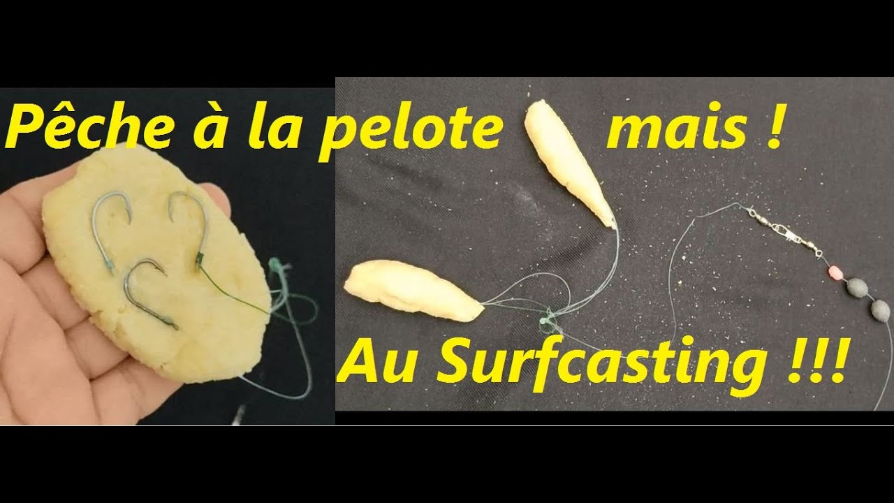 Comment pêcher à la pelote mais ! au surfcasting montage de la poire   سورفكاستينغ بالبيلوطة انجاصة