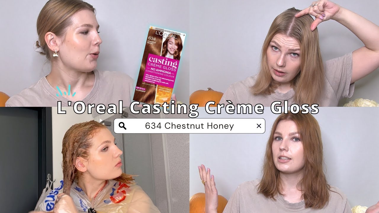 Обзор L'Oréal Casting Crème Gloss 634 Chestnut Honey Brown