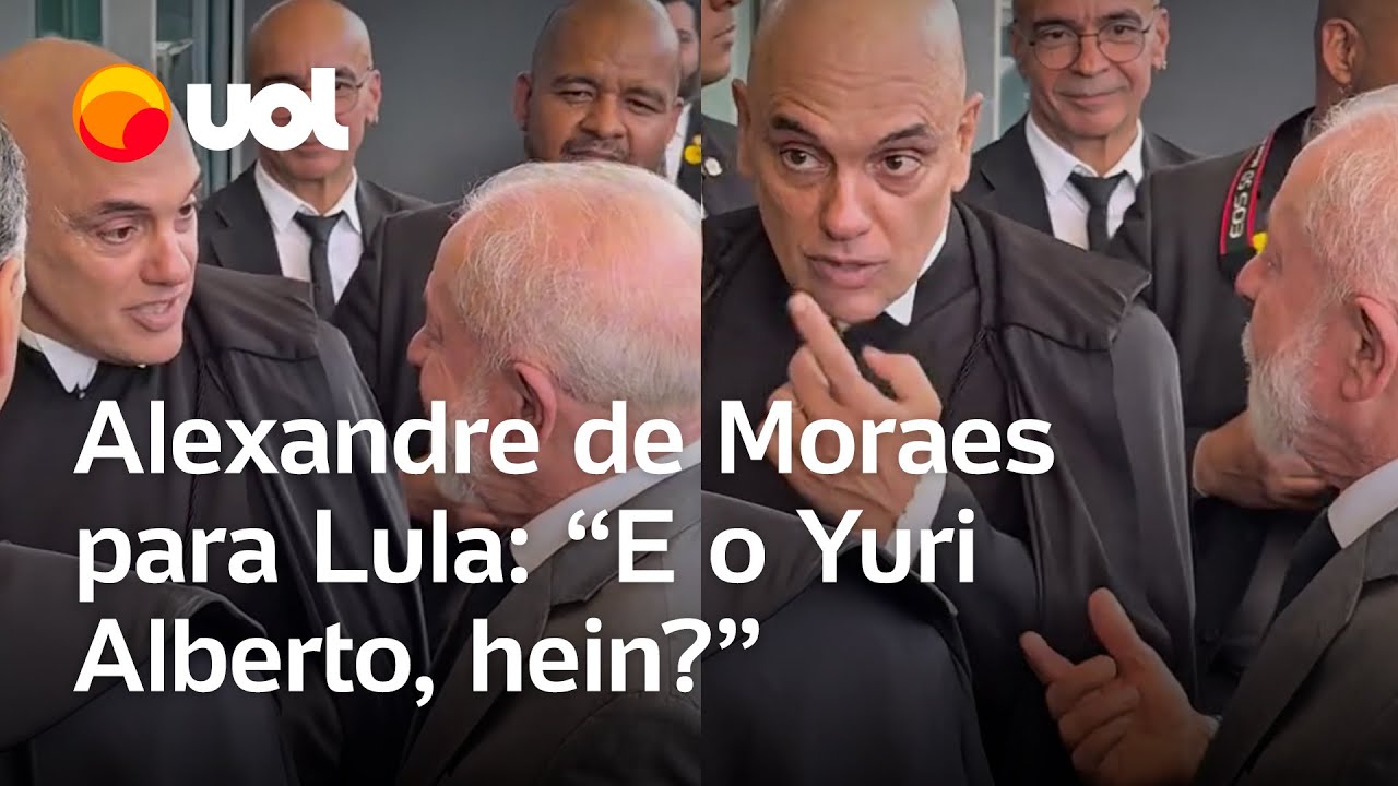 Alexandre de Moraes para Lula: 'E o Yuri Alberto, hein?'; veja v&iacute;deo
