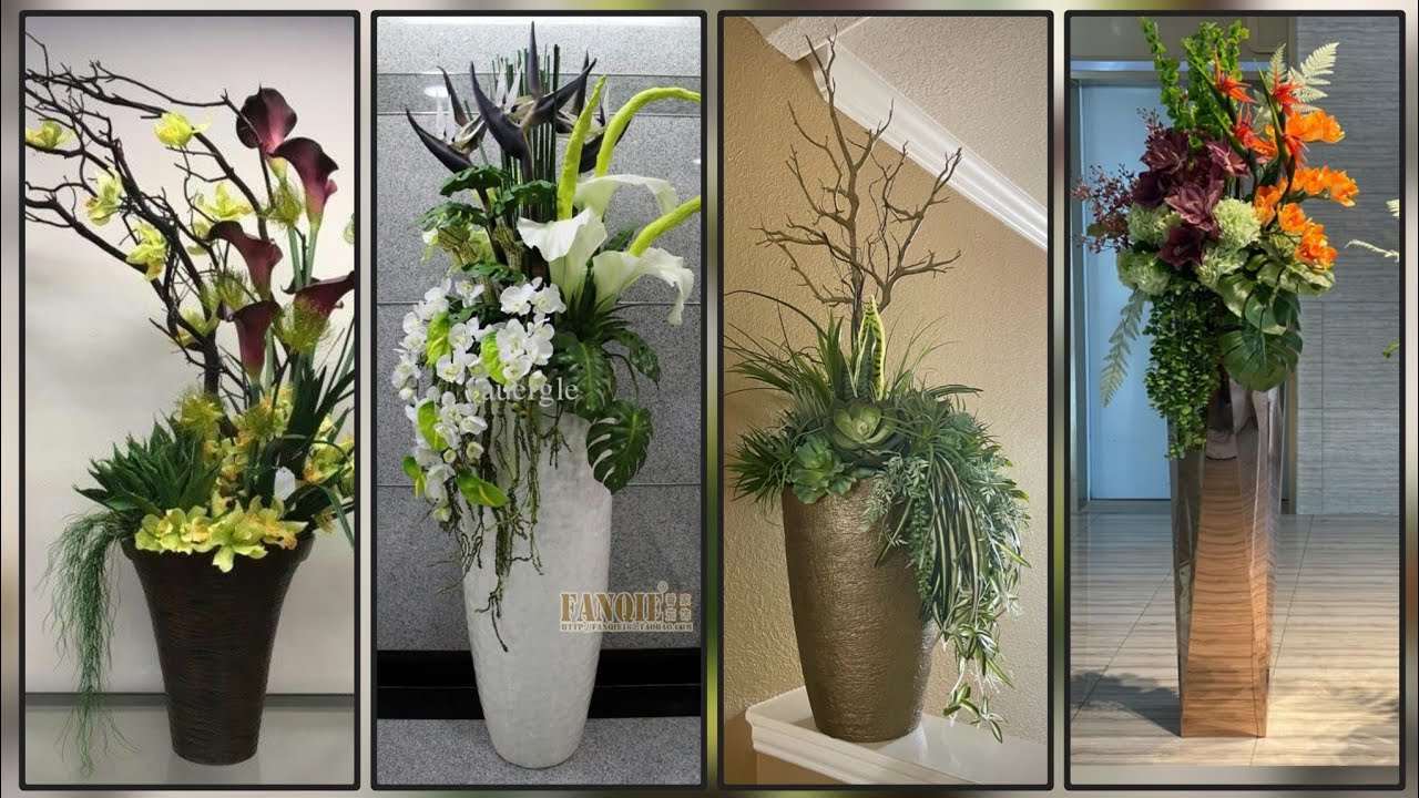 Elegant Floor Vase Flower Arrangement