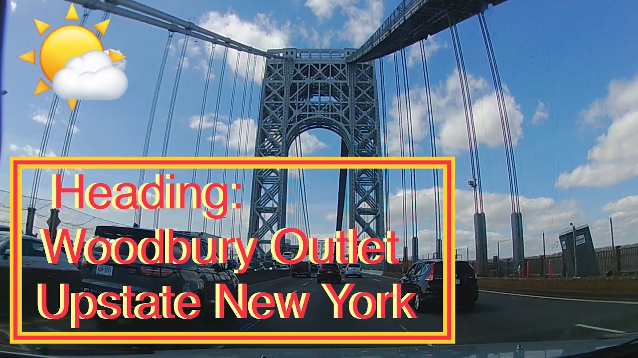 Driving to Woodbury Common Outlet Upstate New York..