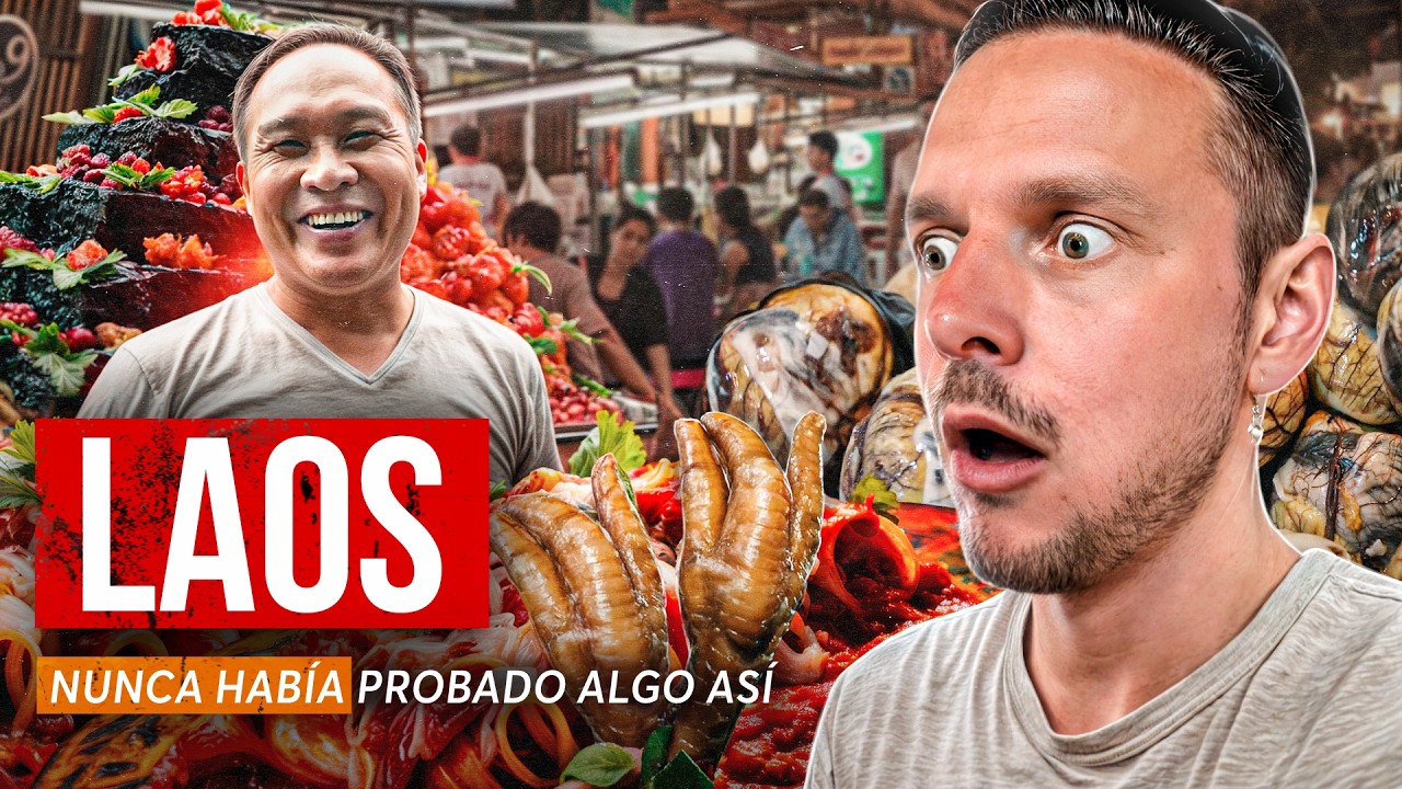 Gastrotour em Laos: comida que o deixar&aacute; doente. Esto no lo comen ni en China
