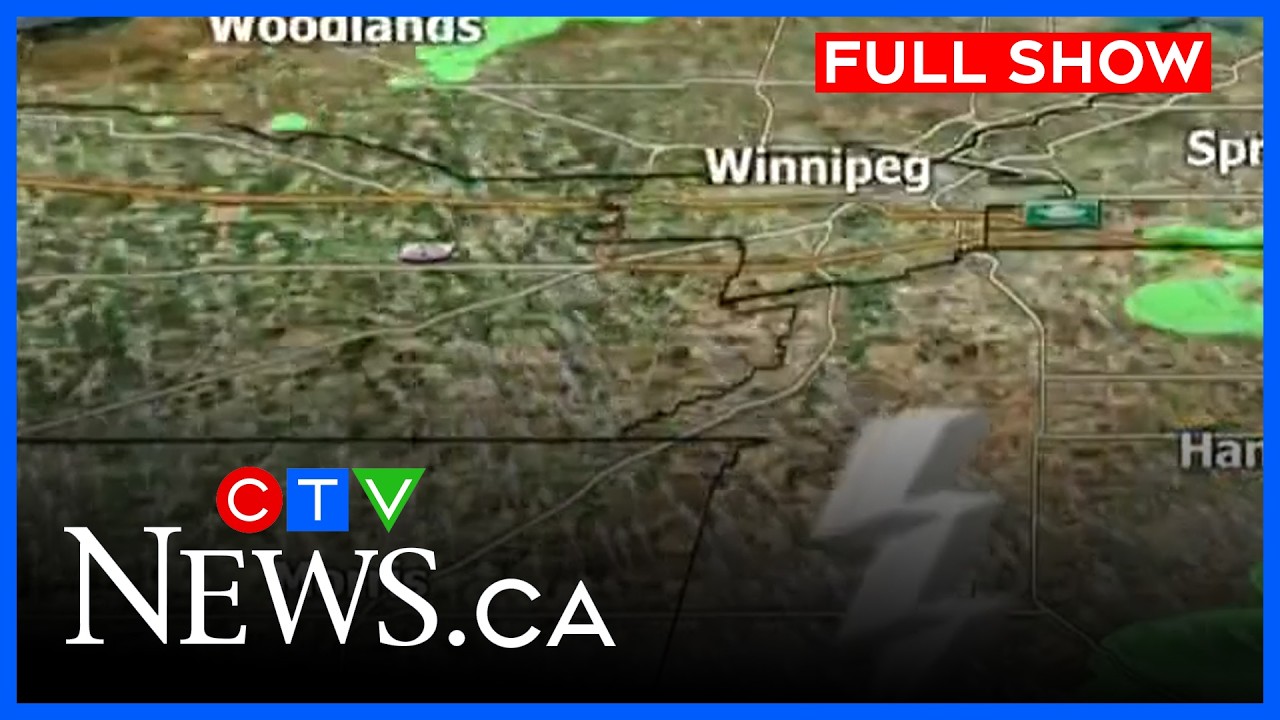 В Виннипеге объявлено штормовое предупреждение о торнадо | CTV News Winnipeg в 18:00 за 9 июня 20...