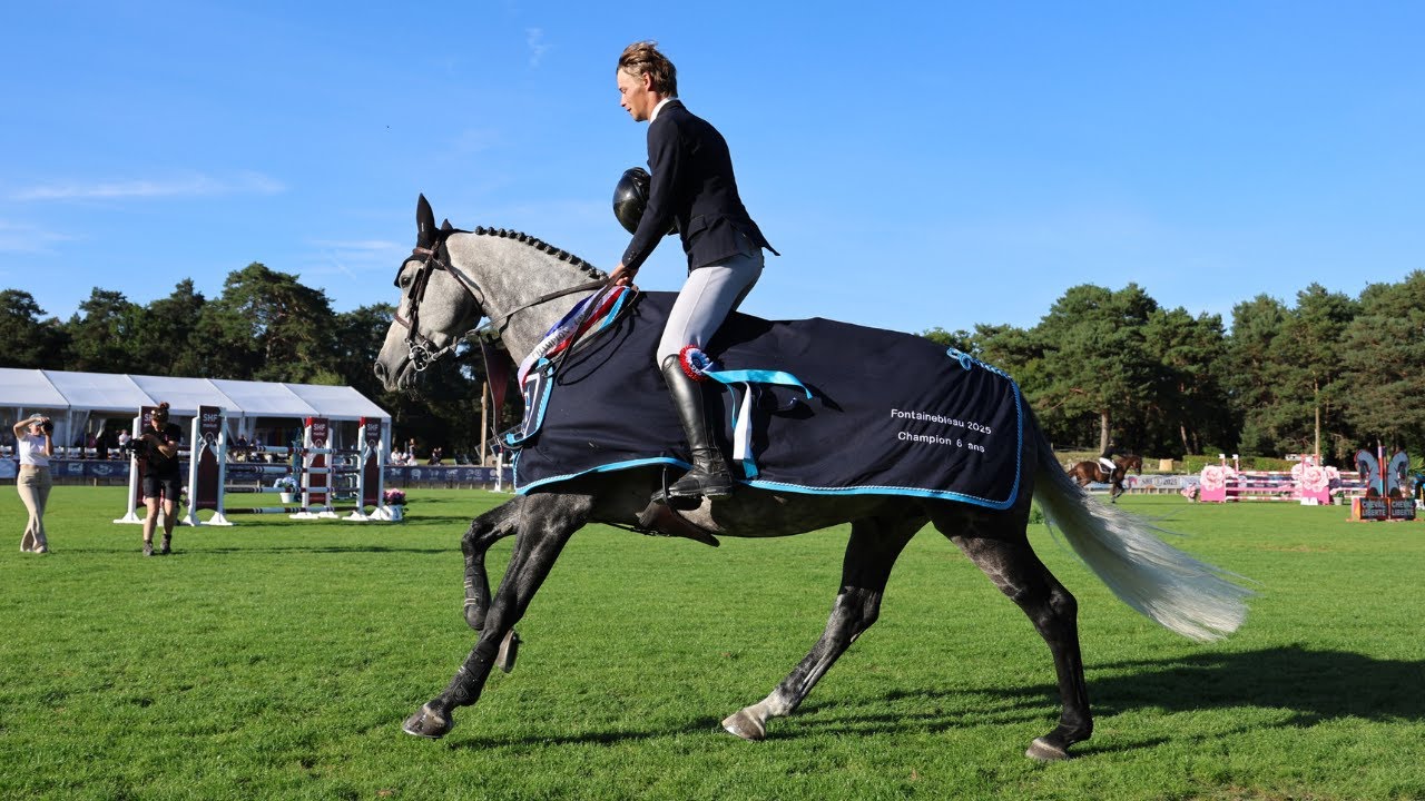 JOHNNY SEMILLY - Champion de France 6 ans/yo Entiers - Fontainebleau / 2 parcours de la finale - J3