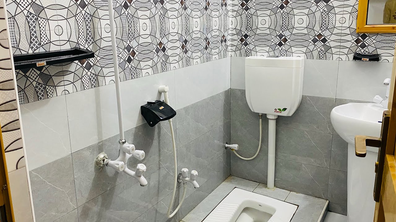 Washroom Design 4&rsquo; x 5&rsquo; (Feet) Latest Bathroom Design 2024 Small Washroom Design