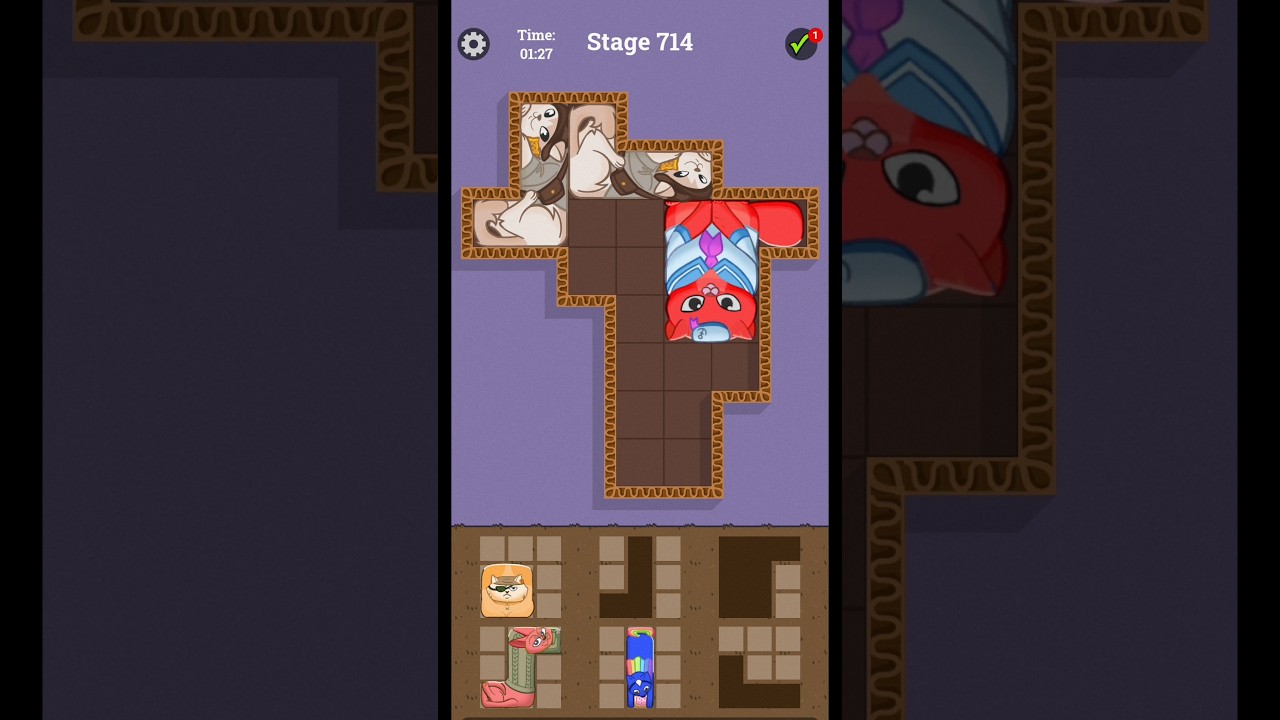 Puzzle Cats - Gameplay Walkthrough (iOS & Android) #shorts #games #funny