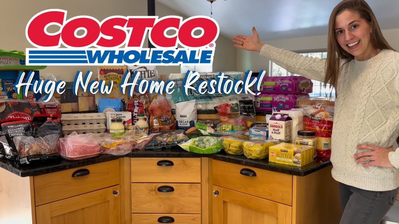 HUGE COSTCO GROCERY HAUL *NEW* Pantry Restock