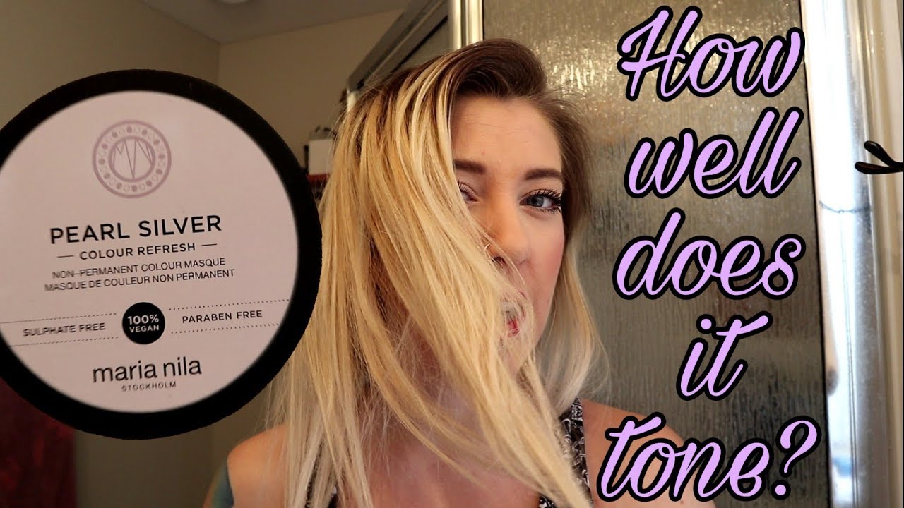 Maria Nila Pearl Silver Color Refresh Hair Mask