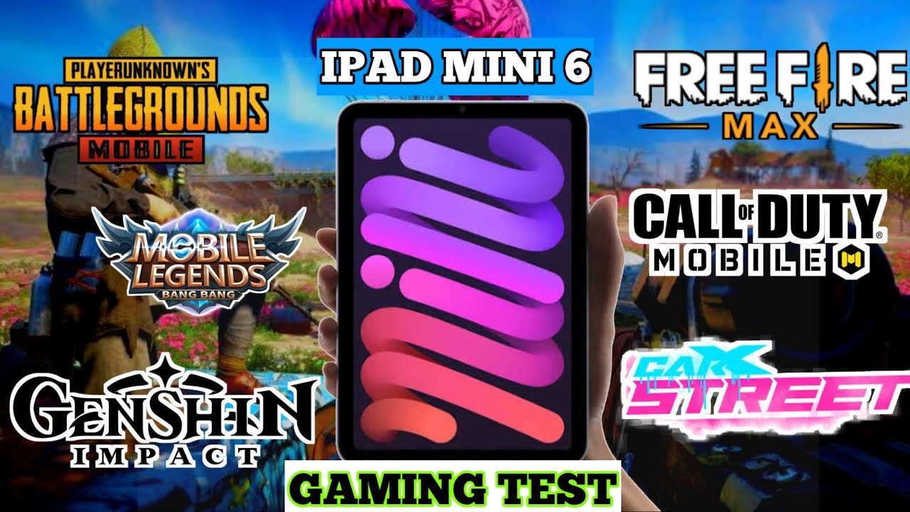 IPAD MINI 6TH GEN GAMING TEST 2023 | BEST FOR GAMING? LAG AND DROP FPS?