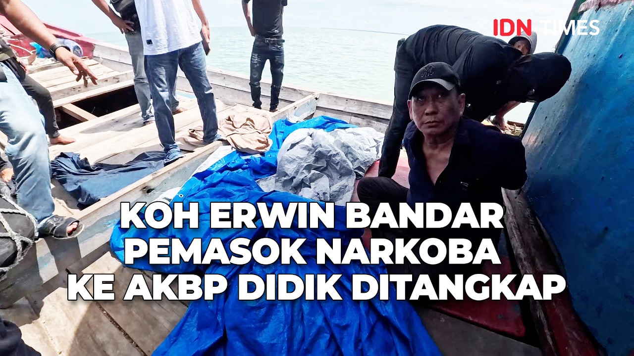 [Top News] Hendak Kabur Ke Malaysia, Koh Erwin Bandar Pemasok Narkoba Ke AKBP Didik Ditangkap