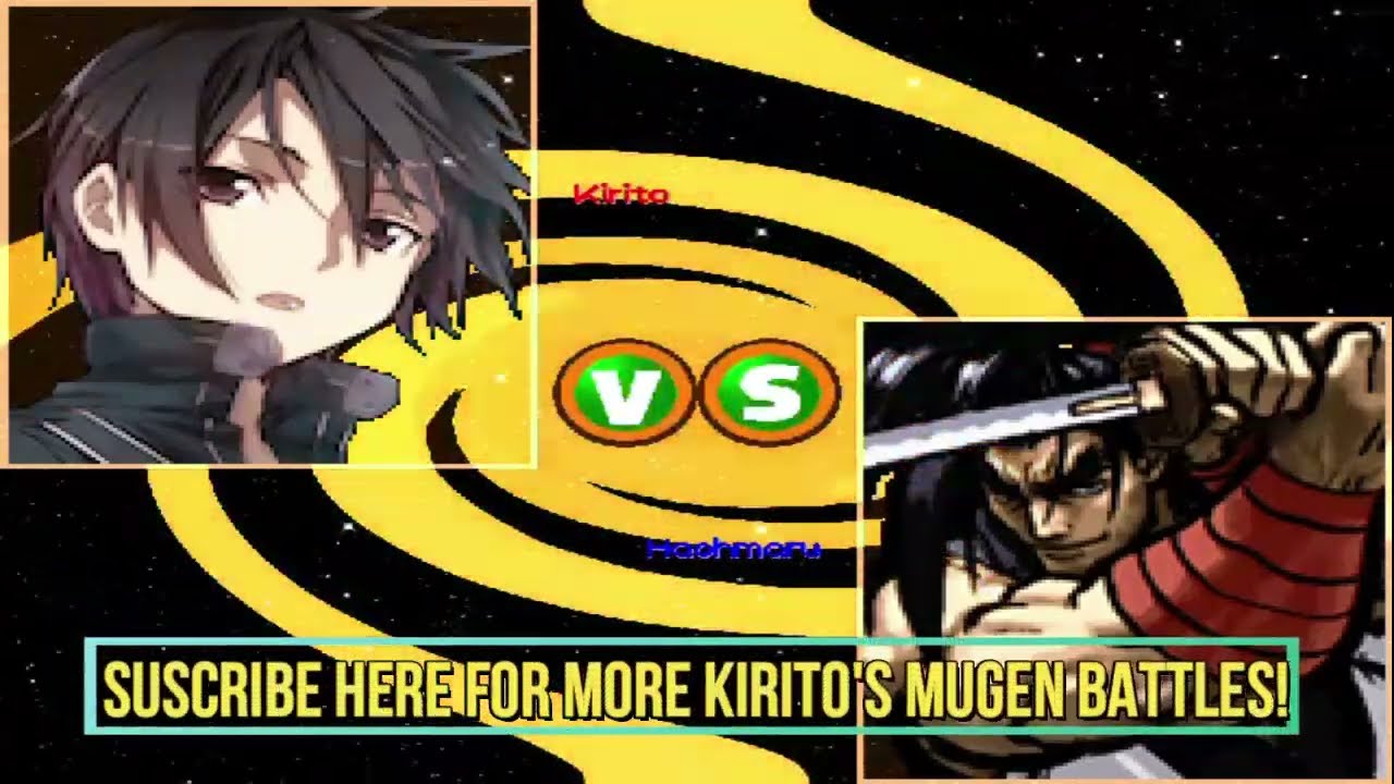 MG026 MUGEN - Kirito #32 vs. Haohmaru (Chazzanova)