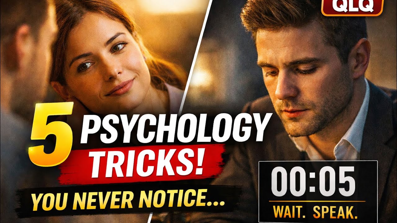 5 Subtle Psychological Tricks People Use in Every Conversation (Power Moves) #psychology #trending 