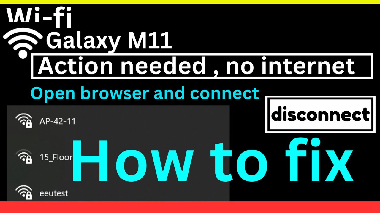 how to fix action needed no internet windows 11