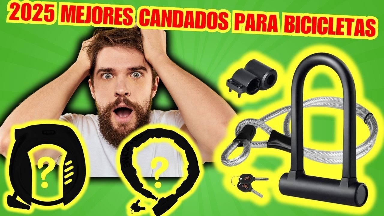 🚀 Top 7 Mejores Candados Para Bicicletas Baratos del [2025] ¡No Compres Sin Saber Antes Esto!