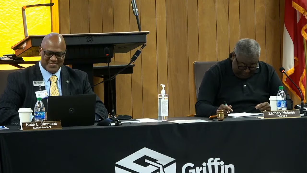 Griffin Spalding BOE Work Session for November 16, 2021