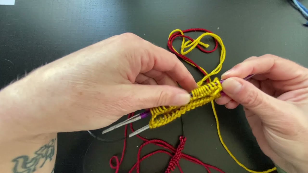 German Twisted Cast On, Two-at-a-Time (TAAT)