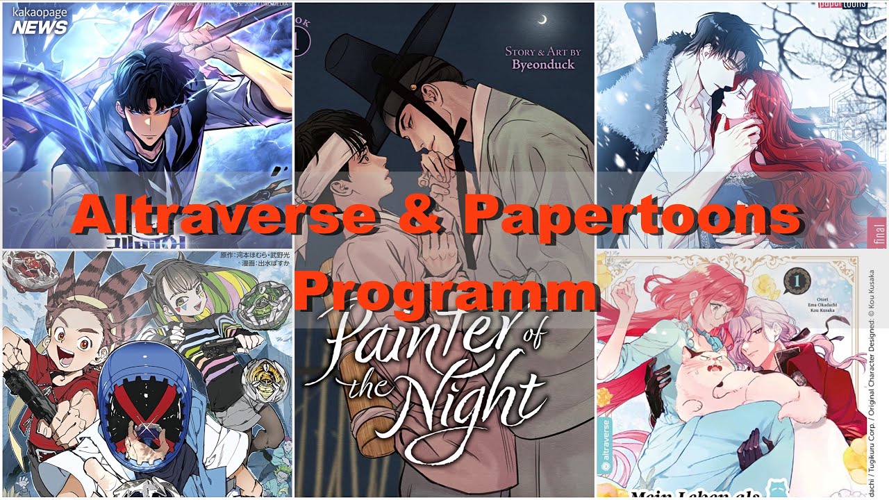 Altraverse & Papertoons Programm Frühjahr 2026