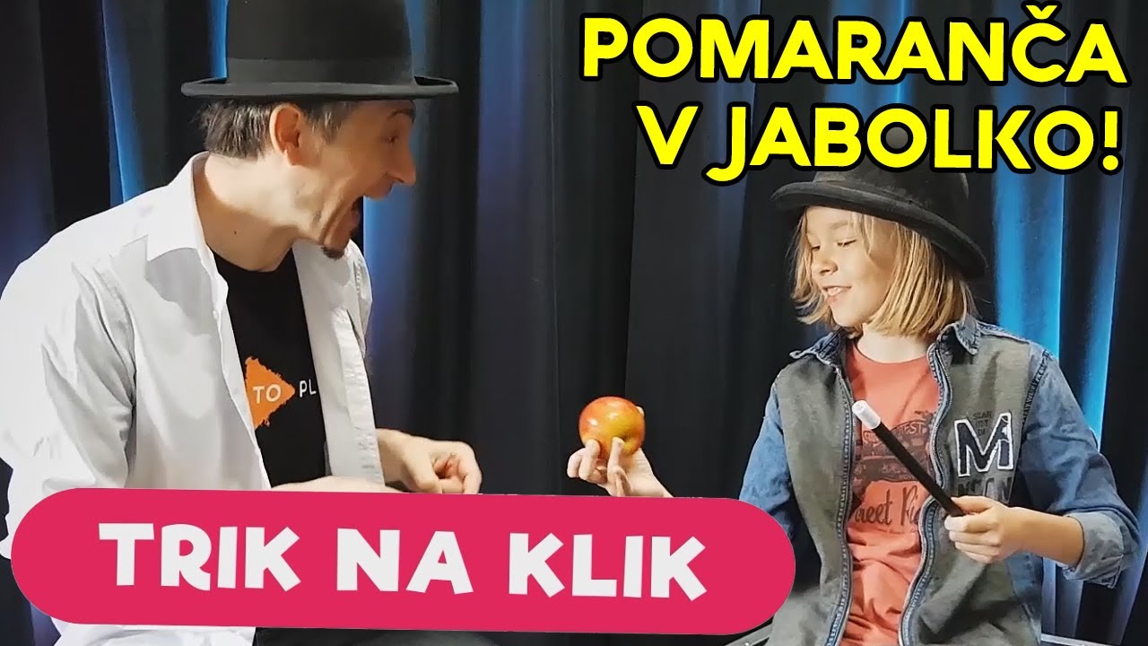Čarovnije za otroke - POMARANČA V JABOLKO! / Čarodej Sam Sebastian in čarovnik Leonard