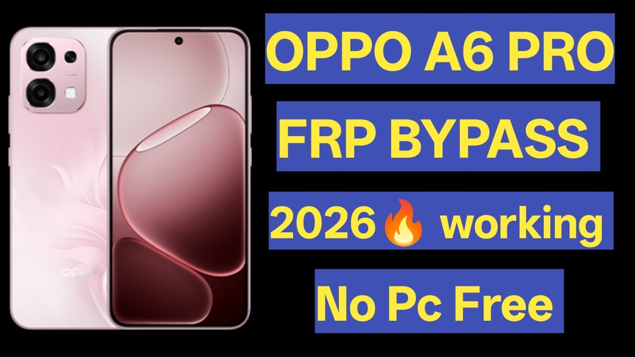 Oppo A6 Pro  FRP Bypass 2026 😱 | Google Account Remove Without PC | 100% Working