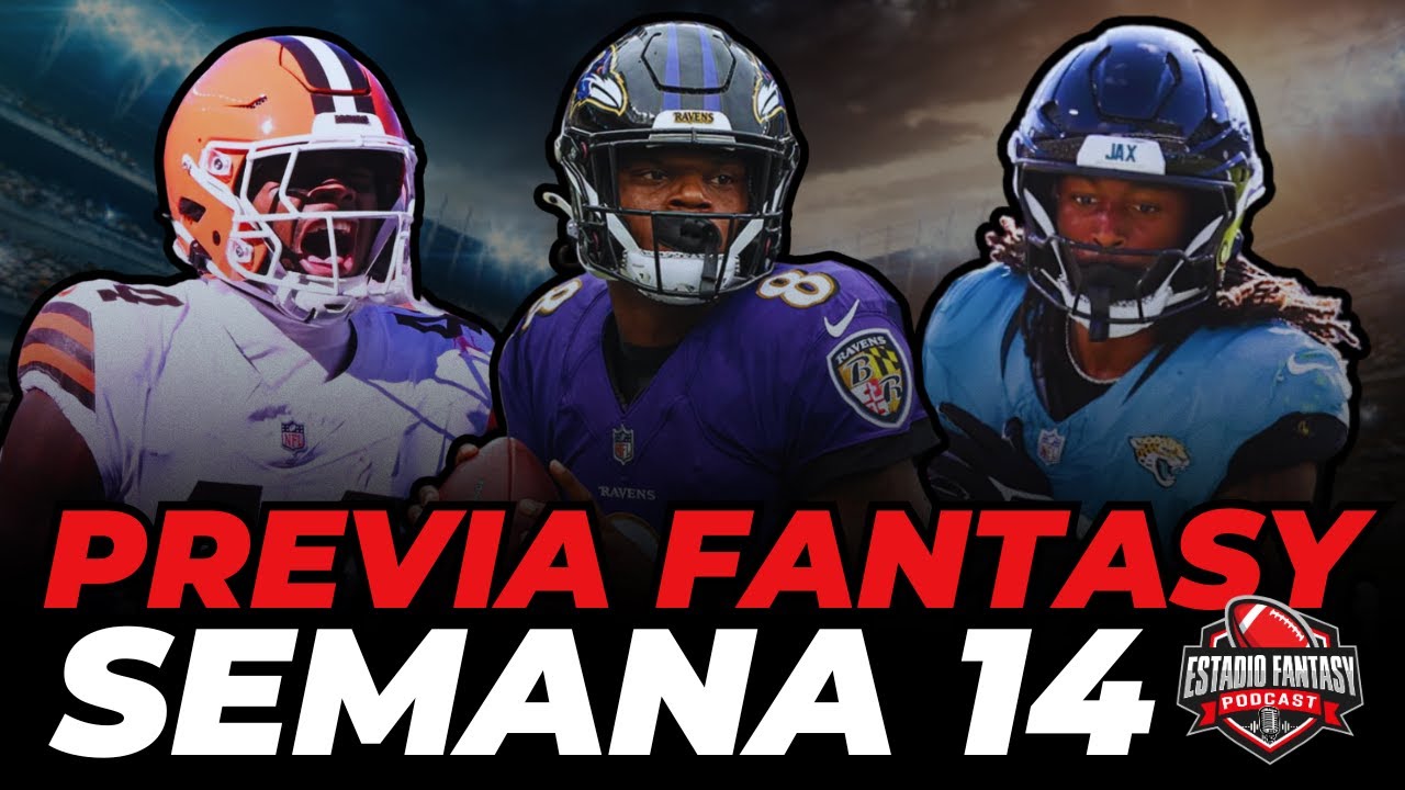 ¿Lamar Jackson a la banca? Previa Fantasy Semana 14 NFL