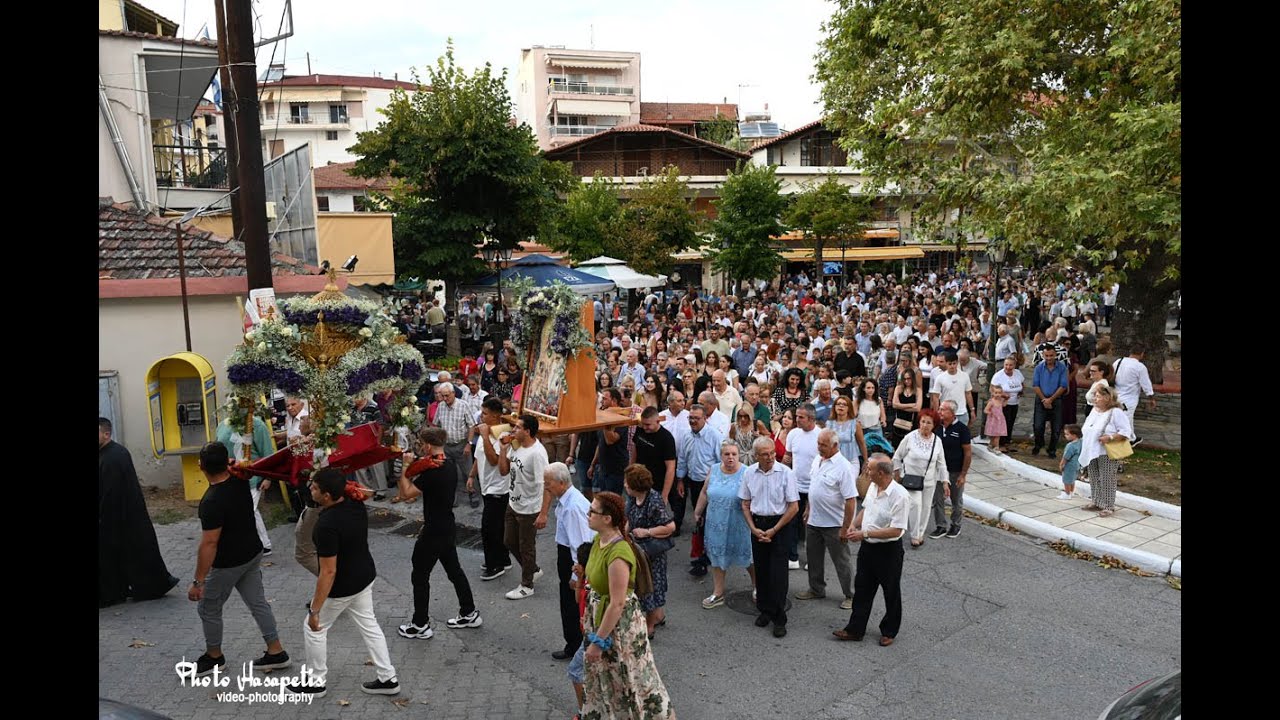ΠΕΡΦΟΡΑ ΕΙΚΟΝΑΣ ΤΗΣ ΠΑΝΑΓΙΑΣ ΣΤΟΝ ΚΟΛΙΝΔΡΟ 14 8 2025 {ΑΠΟΣΠΑΣΜΑ}