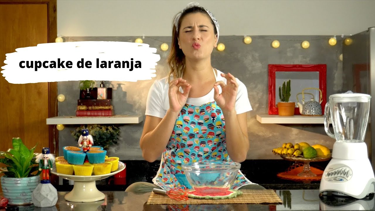 Cupcake de Laranja (Na Cozinha)