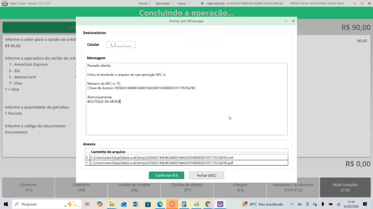 Treinamento de vendas no hiper caixa