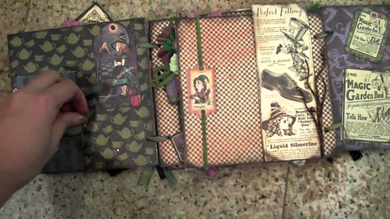Alice In Wonderland Halloween Mini Album By:Marion Smith