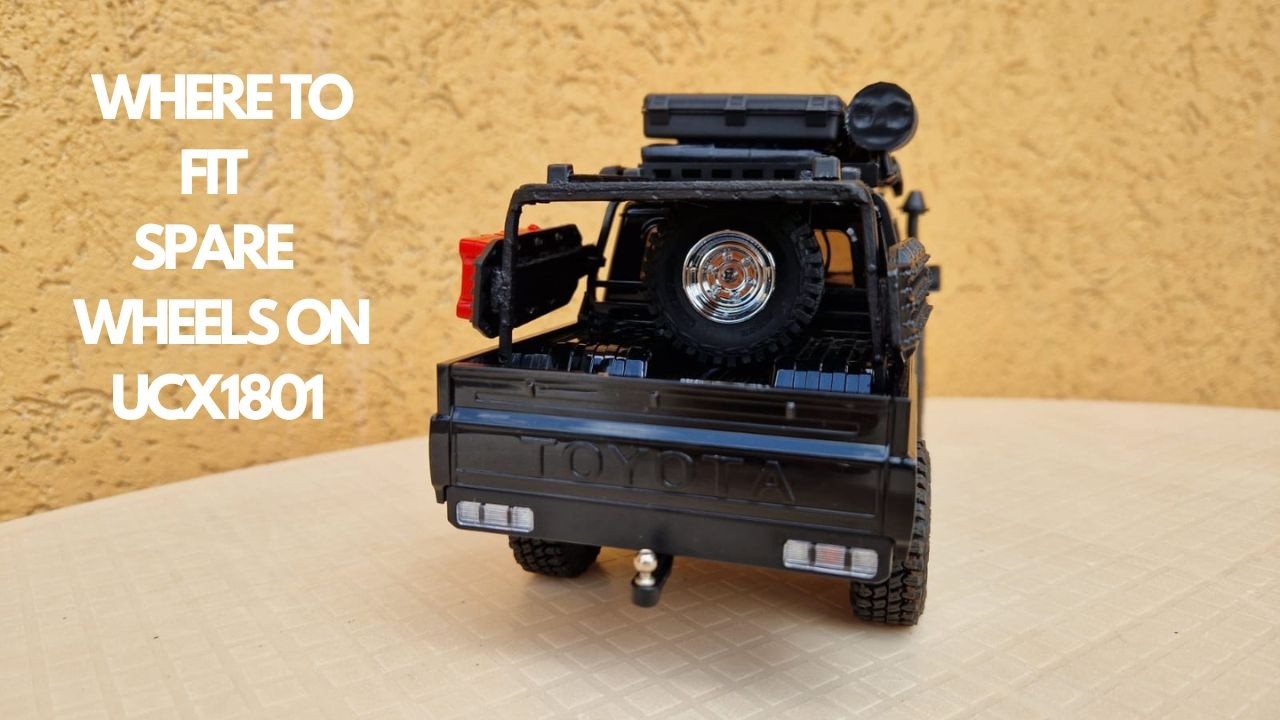 Ep 9 CONVERSION to OVERLAND (Where to Fit Spare Wheels) on the UDIRC UCX1801 Toyota Land-cruiser