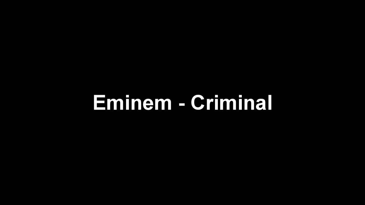 (INSTRUMENTAL) Eminem - Criminal