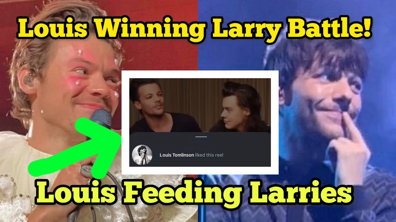Louis Winning Larry Battle And Feeding Larries 😍 Biggest Larry Shipper