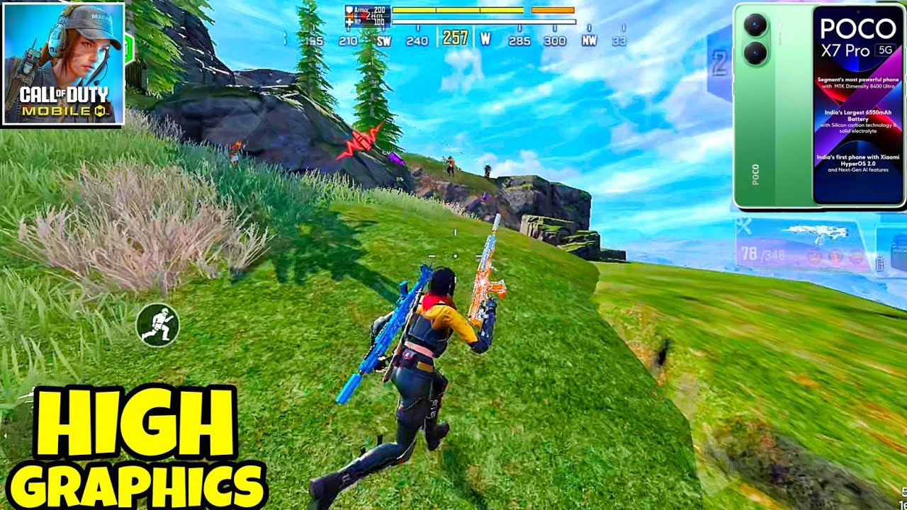 POCO X7 PRO CODM HIGH GRAPHICS GAMEPLAY TEST + Graphics Settings