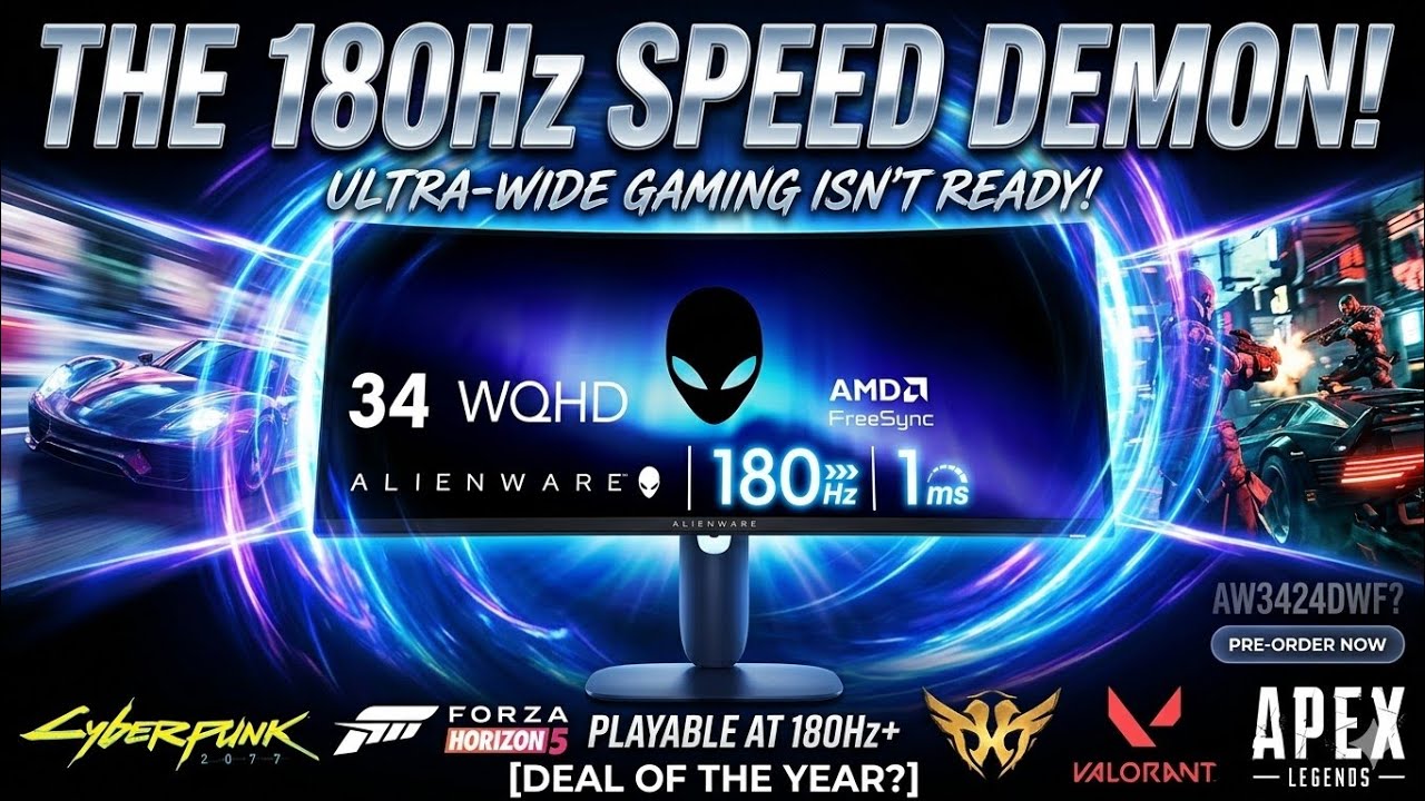 Best Sub $400 UW Monitor! Alienware 34