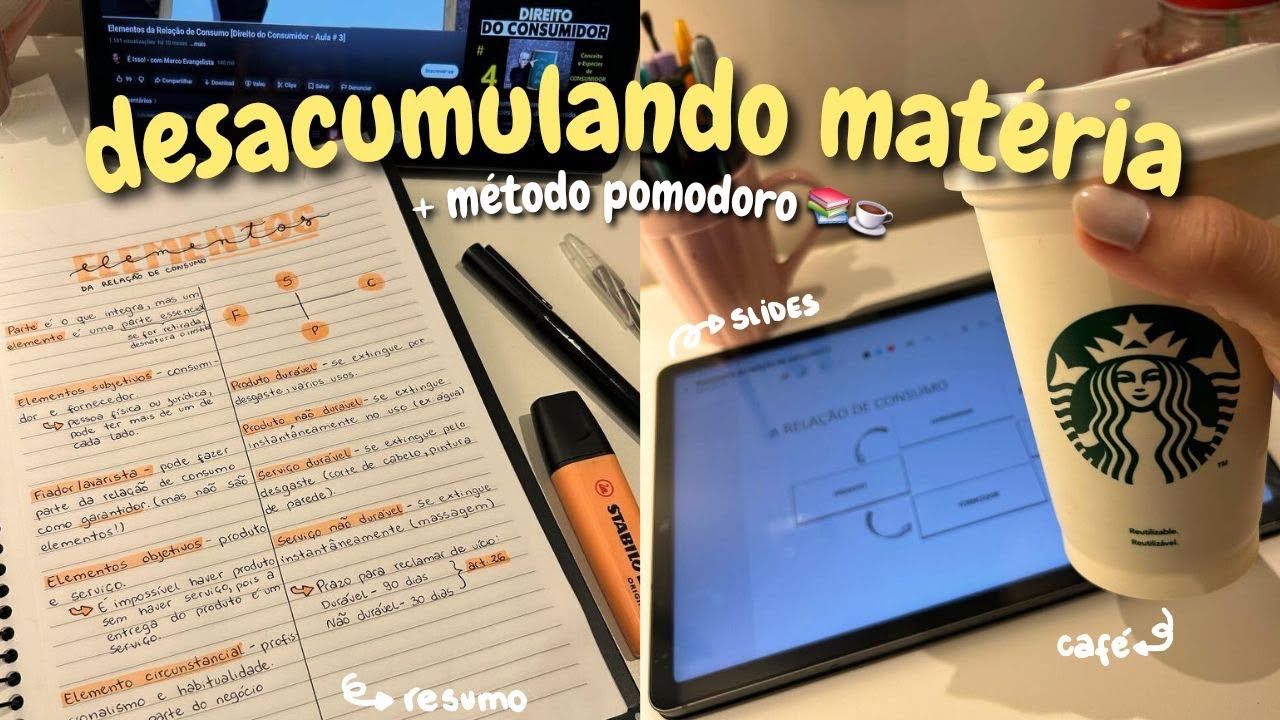 Study vlog realista | desacumulando matéria comigo 📚✨