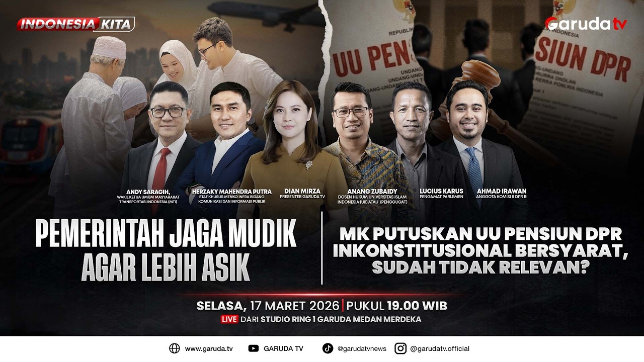 MK Putuskan UU Pensiun DPR Inkonsitusional Bersyarat, Sudah Tidak Relevan? | INDONESIA KITA