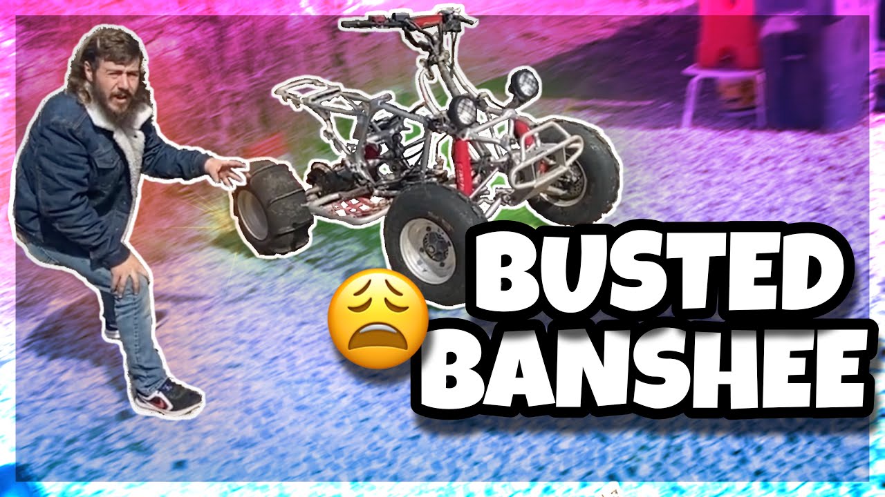 BUSTED Banshee | Banshee Rebuild Part 1: Teardown | Yamaha Banshee Repairs